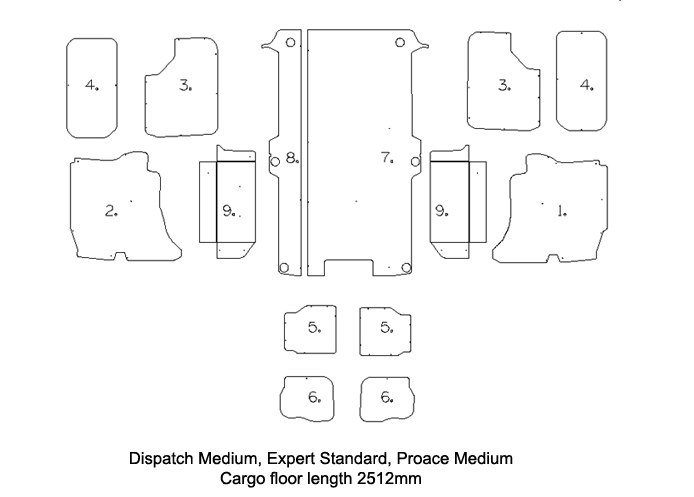 L1 H1 (2019-on) - Full Ply Lining Kit (image for) L1 H1 (2019-on) - Full Ply Lining Kit
