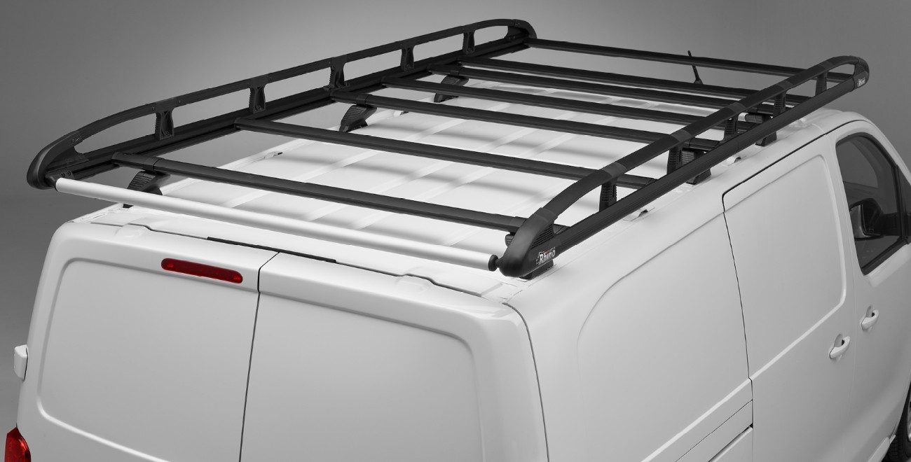 Sprinter (2006-18) - L3 H2 - Rhino KammRack Black (image for) Sprinter (2006-18) - L3 H2 - Rhino KammRack Black